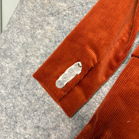 GAP Burnt Orange Corduroy Double Breasted Blazer Women’s Size 6 Jacket - Picture 15 of 16